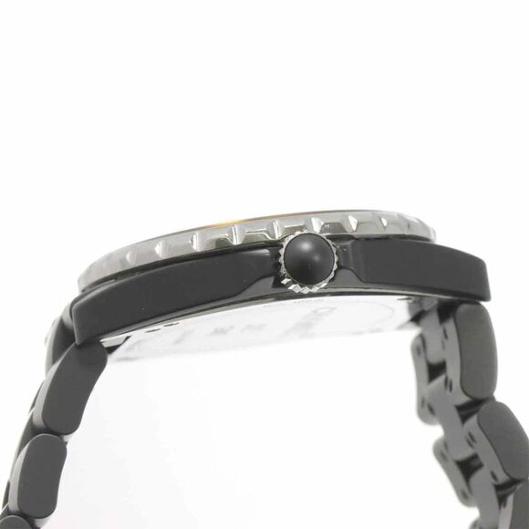 CHANEL J12 GMT 41mm H3101 Mens Watch Date Black Ceramic Automatic 90280217 - Picture 3 of 7